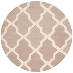 CAMBRIDGE, BEIGE / IVORY, 4' X 4' Round, Area Rug, CAM121J-4R