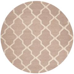 CAMBRIDGE, BEIGE / IVORY, 6' X 6' Round, Area Rug, CAM121J-6R