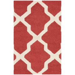 CAMBRIDGE, RUST / IVORY, 2' X 3', Area Rug, CAM121L-2
