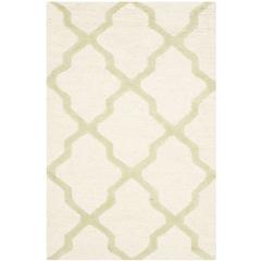 CAMBRIDGE, IVORY / LIGHT GREEN, 2'-6" X 4', Area Rug, CAM121N-24