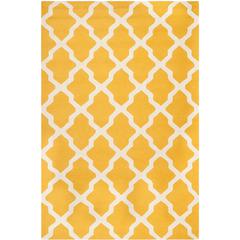 CAMBRIDGE, GOLD / IVORY, 5' X 8', Area Rug, CAM121Q-5