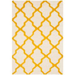 CAMBRIDGE, IVORY / GOLD, 4' X 6', Area Rug, CAM121U-4