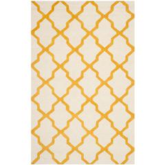 CAMBRIDGE, IVORY / GOLD, 5' X 8', Area Rug, CAM121U-5