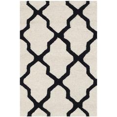 CAMBRIDGE, IVORY / BLACK, 2' X 3', Area Rug, CAM121W-2