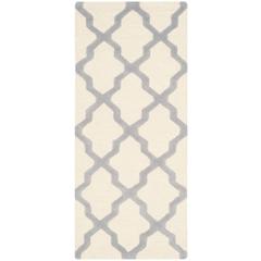 CAMBRIDGE, IVORY / SILVER, 2'-6" X 6', Area Rug, CAM121Y-26