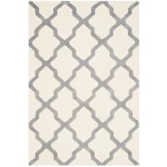 CAMBRIDGE, IVORY / SILVER, 4' X 6', Area Rug, CAM121Y-4