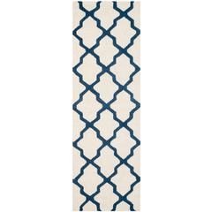 CAMBRIDGE, IVORY / NAVY, 2'-6" X 8', Area Rug, CAM121Z-28