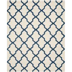 CAMBRIDGE, IVORY / NAVY, 8' X 10', Area Rug, CAM121Z-8