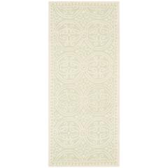 CAMBRIDGE, LIGHT GREEN / IVORY, 2'-6" X 4', Area Rug, CAM123B-24