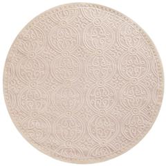 CAMBRIDGE, LIGHT PINK / IVORY, 4' X 4' Round, Area Rug, CAM123M-4R