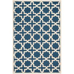 CAMBRIDGE, NAVY BLUE / IVORY, 6' X 9', Area Rug, CAM125G-6