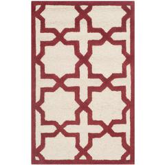 CAMBRIDGE, IVORY / RUST, 2'-6" X 4', Area Rug, CAM125I-24