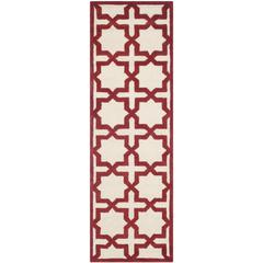 CAMBRIDGE, IVORY / RUST, 2'-6" X 8', Area Rug, CAM125I-28