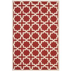 CAMBRIDGE, RUST / IVORY, 6' X 9', Area Rug, CAM125L-6