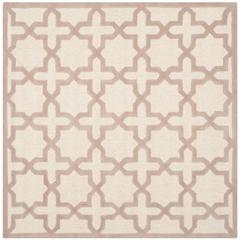 CAMBRIDGE, IVORY / BEIGE, 6' X 6' Square, Area Rug, CAM125P-6SQ