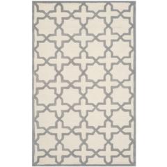 CAMBRIDGE, IVORY / SILVER, 5' X 8', Area Rug, CAM125Y-5