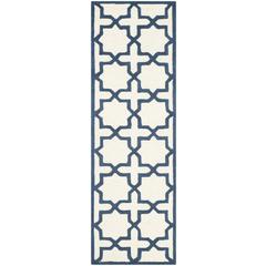 CAMBRIDGE, IVORY / NAVY, 2'-6" X 8', Area Rug, CAM125Z-28