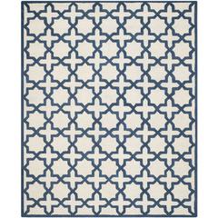 CAMBRIDGE, IVORY / NAVY, 8' X 10', Area Rug, CAM125Z-8