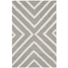 CAMBRIDGE, SILVER / IVORY, 2' X 3', Area Rug, CAM129D-2