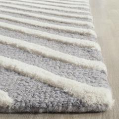 CAMBRIDGE, SILVER / IVORY, 5' X 8', Area Rug, CAM129D-5