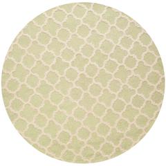 CAMBRIDGE, LIGHT GREEN / IVORY, 6' X 6' Round, Area Rug, CAM130B-6R