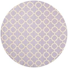 CAMBRIDGE, LAVANDER / IVORY, 6' X 6' Round, Area Rug, CAM130C-6R