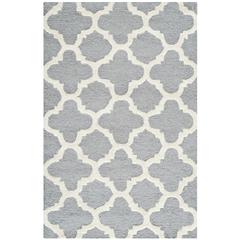 CAMBRIDGE, SILVER / IVORY, 2'-6" X 4', Area Rug, CAM130D-24