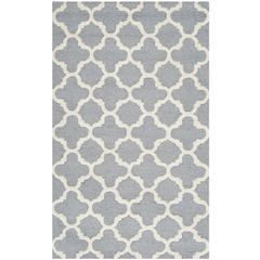 CAMBRIDGE, SILVER / IVORY, 3' X 5', Area Rug, CAM130D-3