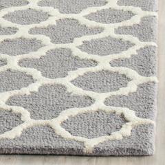 CAMBRIDGE, SILVER / IVORY, 6' X 9', Area Rug, CAM130D-6