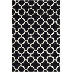 CAMBRIDGE, BLACK / IVORY, 3' X 5', Area Rug, CAM130E-3