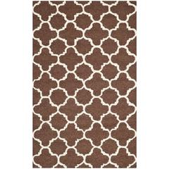 CAMBRIDGE, DARK BROWN / IVORY, 4' X 6', Area Rug, CAM130H-4