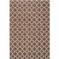 CAMBRIDGE, DARK BROWN / IVORY, 5' X 8', Area Rug, CAM130H-5