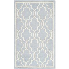 CAMBRIDGE, LIGHT BLUE / IVORY, 2' X 3', Area Rug, CAM131A-2