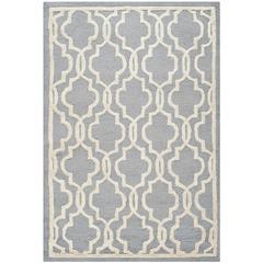 CAMBRIDGE, SILVER / IVORY, 4' X 6', Area Rug, CAM131D-4