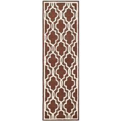 CAMBRIDGE, DARK BROWN / IVORY, 2'-6" X 8', Area Rug, CAM131H-28