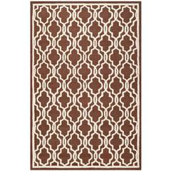 CAMBRIDGE, DARK BROWN / IVORY, 6' X 9', Area Rug, CAM131H-6