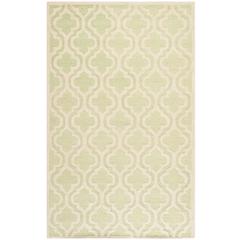 CAMBRIDGE, LIGHT GREEN / IVORY, 5' X 8', Area Rug, CAM132B-5