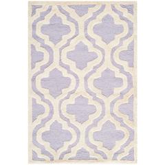 CAMBRIDGE, LAVANDER / IVORY, 2'-6" X 4', Area Rug, CAM132C-24