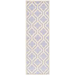 CAMBRIDGE, LAVANDER / IVORY, 2'-6" X 8', Area Rug, CAM132C-28
