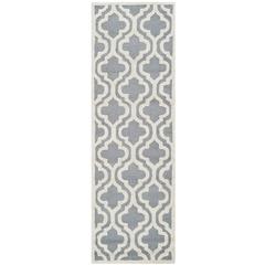 CAMBRIDGE, SILVER / IVORY, 2'-6" X 8', Area Rug, CAM132D-28