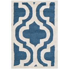 CAMBRIDGE, NAVY / IVORY, 2' X 3', Area Rug, CAM132G-2