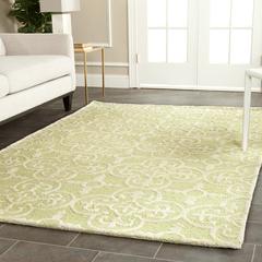 CAMBRIDGE, LIGHT GREEN / IVORY, 5' X 8', Area Rug, CAM133B-5