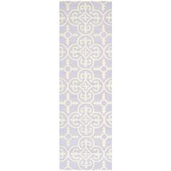 CAMBRIDGE, LAVANDER / IVORY, 2'-6" X 12', Area Rug, CAM133C-212