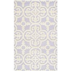 CAMBRIDGE, LAVANDER / IVORY, 3' X 5', Area Rug, CAM133C-3
