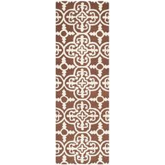CAMBRIDGE, DARK BROWN / IVORY, 2'-6" X 8', Area Rug, CAM133H-28