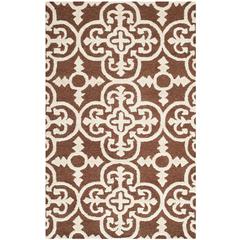 CAMBRIDGE, DARK BROWN / IVORY, 2' X 3', Area Rug, CAM133H-2