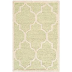 CAMBRIDGE, LIGHT GREEN / IVORY, 2'-6" X 4', Area Rug, CAM134B-24