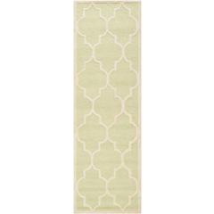 CAMBRIDGE, LIGHT GREEN / IVORY, 2'-6" X 8', Area Rug, CAM134B-28