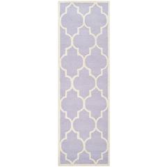CAMBRIDGE, LAVANDER / IVORY, 2'-6" X 8', Area Rug, CAM134C-28
