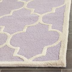 CAMBRIDGE, LAVANDER / IVORY, 2'-6" X 12', Area Rug, CAM134C-212
